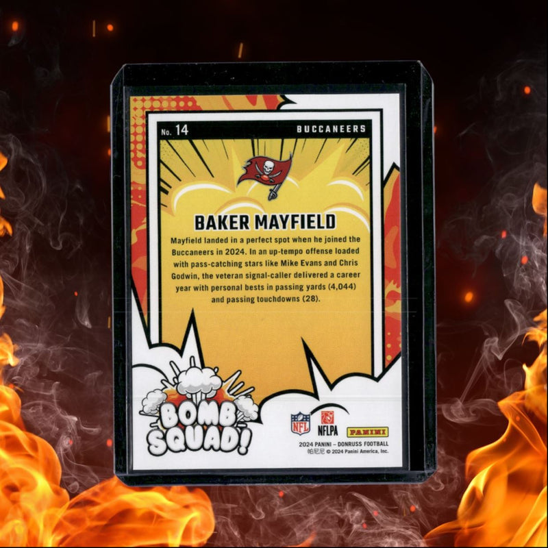2024 Panini Donruss Baker Mayfield Bomb Squad!