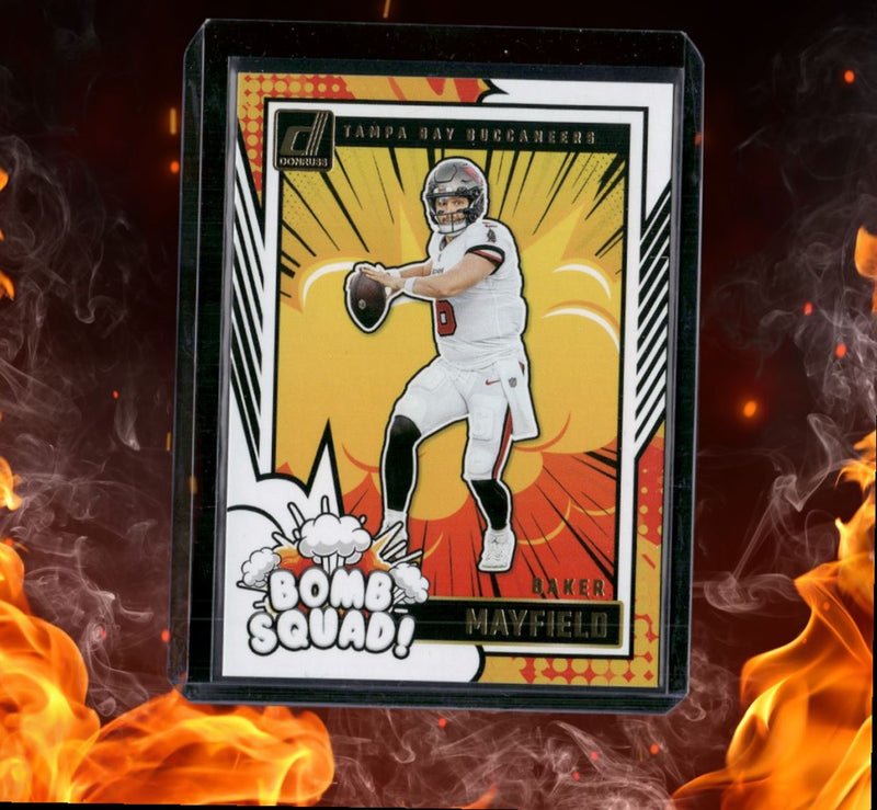 2024 Panini Donruss Baker Mayfield Bomb Squad!