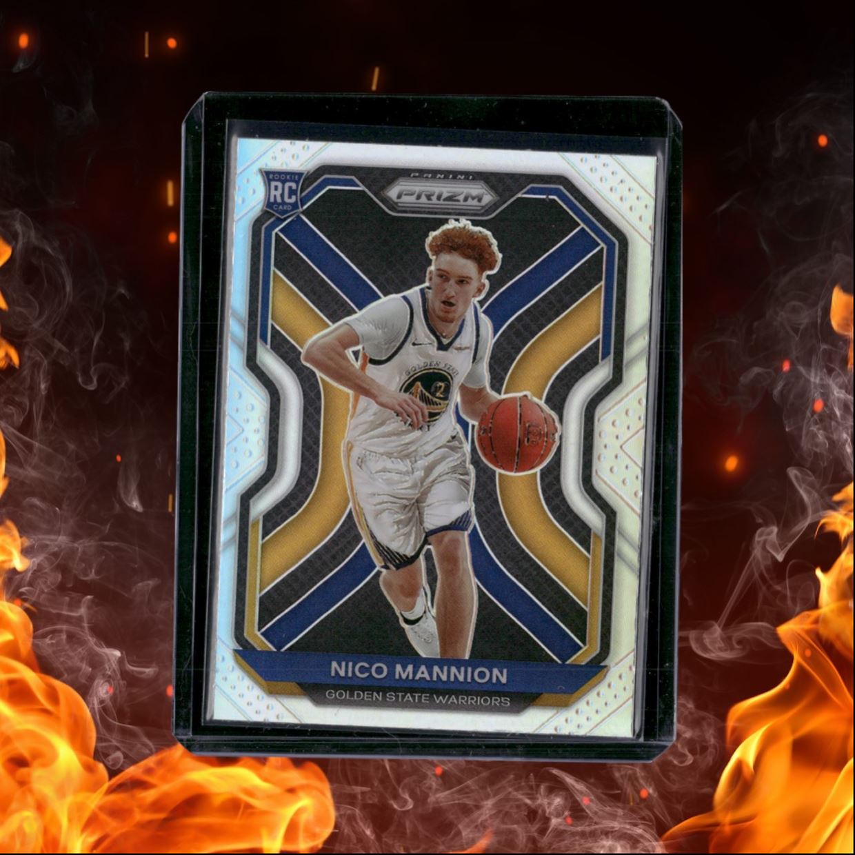 2020-21 Panini Prizm Nico Mannion Silver Prizm Rookie #293
