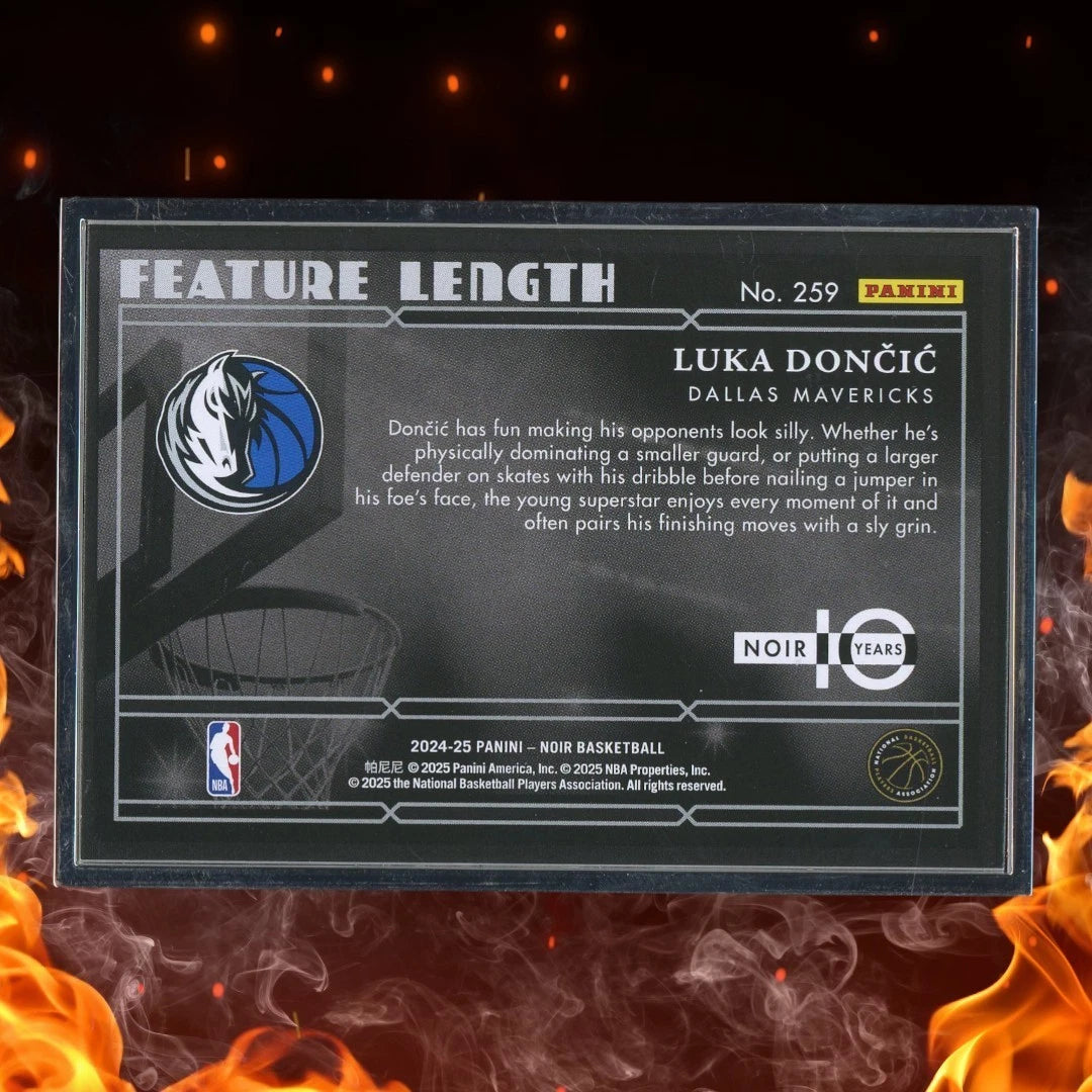 2024-25 Panini Noir LUKA DONCIC Feature Length #259