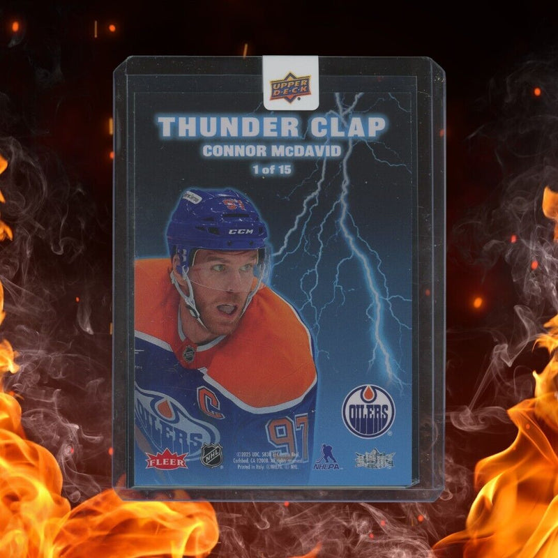 2025 Upper Deck CDD Fleer Ultra CONNOR MCDAVID Thunder Lane