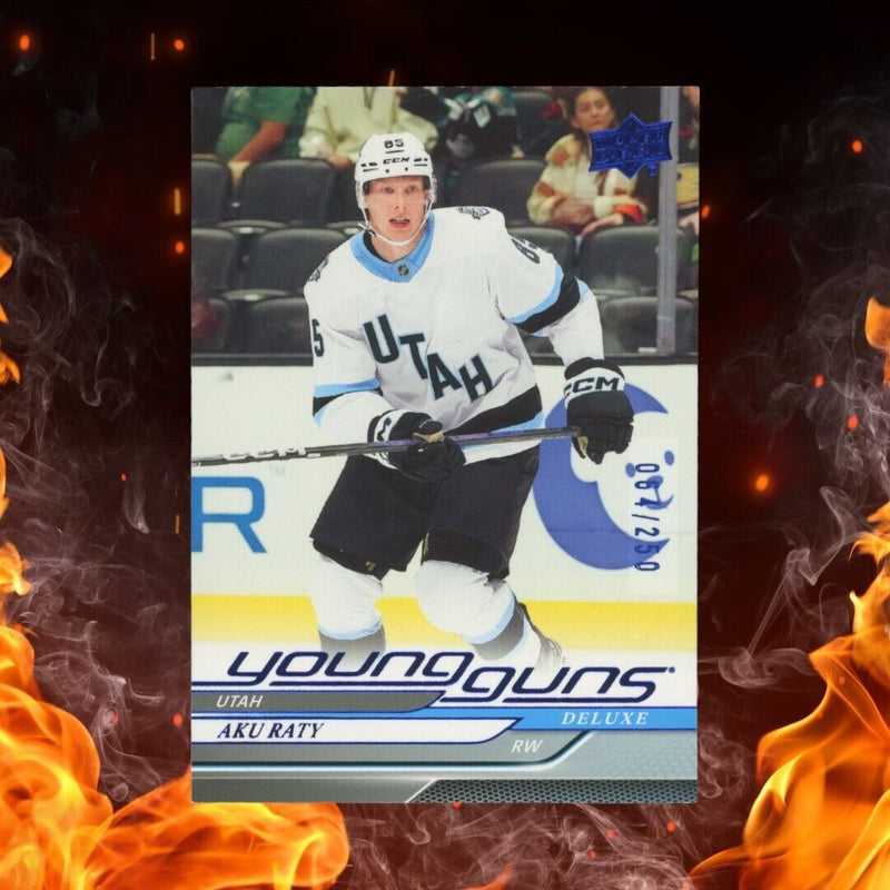 2024-25 Upper Deck AKU RATY Young Guns /250 Deluxe