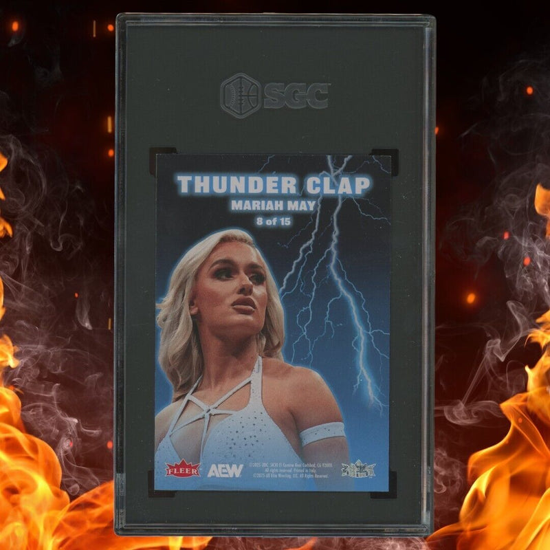 2025 Upper Deck CDD MARIAH MAY Fleer Ultra Thunder Clap SGC 9.5