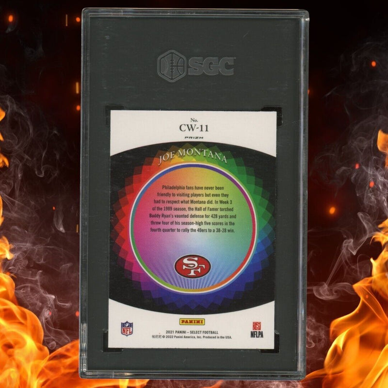 2021 Panini Select JOE MONTANA Color Wheel SGC 9.5