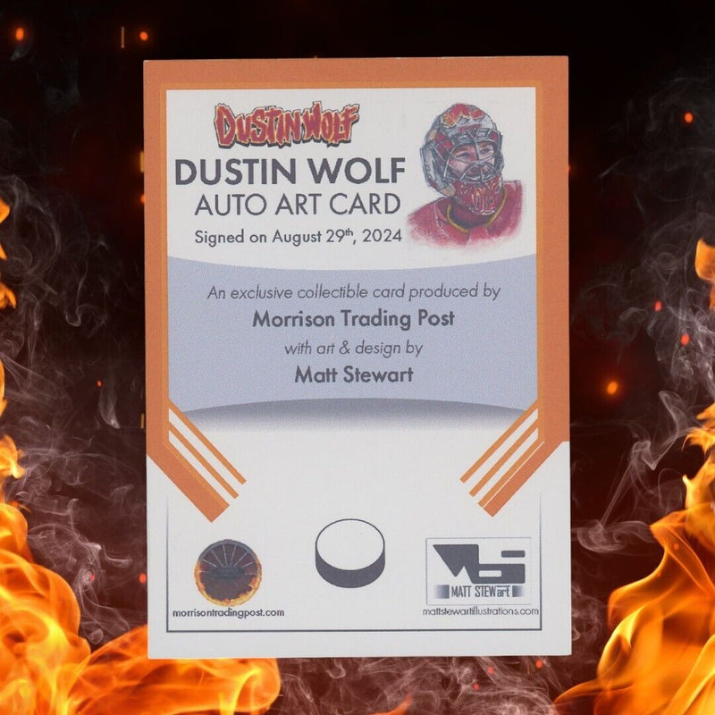 2024 MTP Promo DUSTIN WOLF Rookie Orange Stars Artist Card MATT STEWART