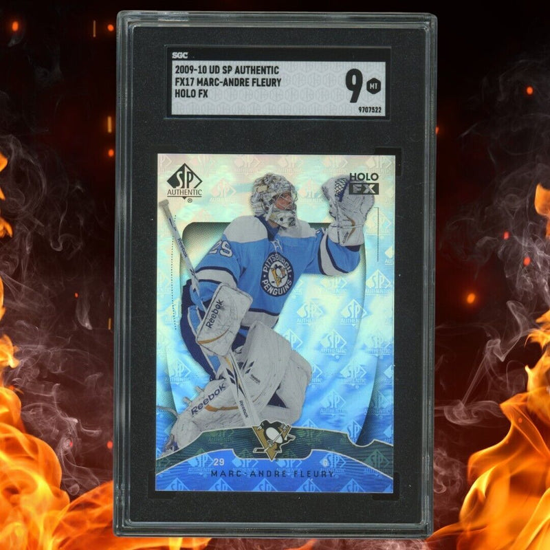 2009-10 SP Authentic MARC-ANDRE FLEURY Holo FX SGC 9