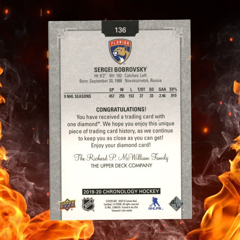 2019-20 Upper Deck Chronology SERGEI BOBROSVKY /36 Diamond Relic