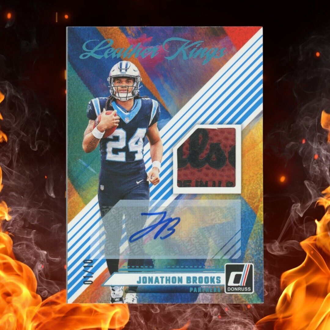 2024 Panini Donruss JONATHON BROOKS Rookie Patch Auto 01/10 Leather Kings #LKJBR