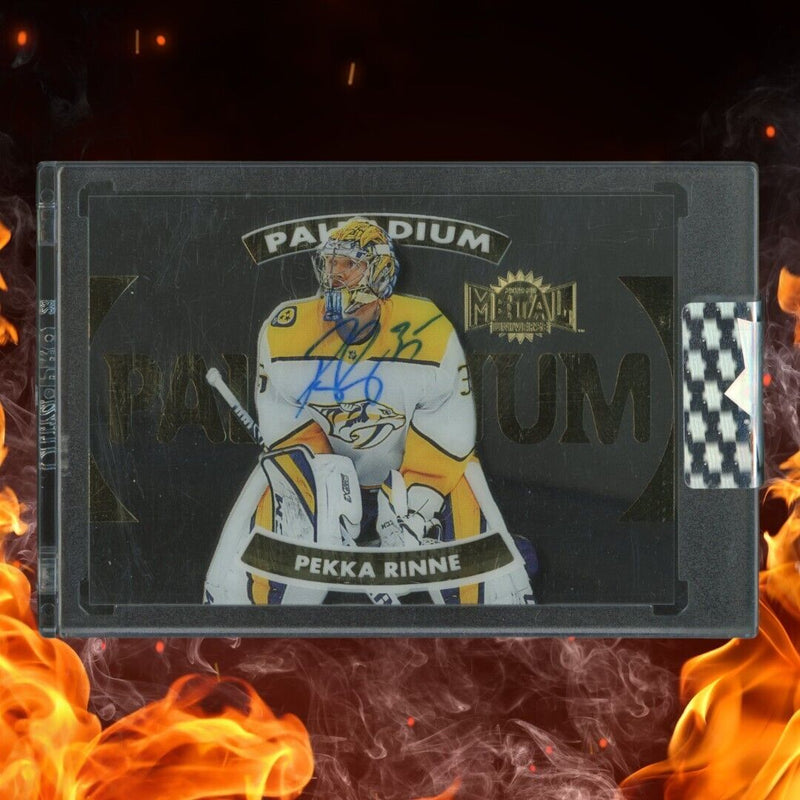 2019-20 Upper Deck Clear Cut PEKKA RINNE Palladium Auto