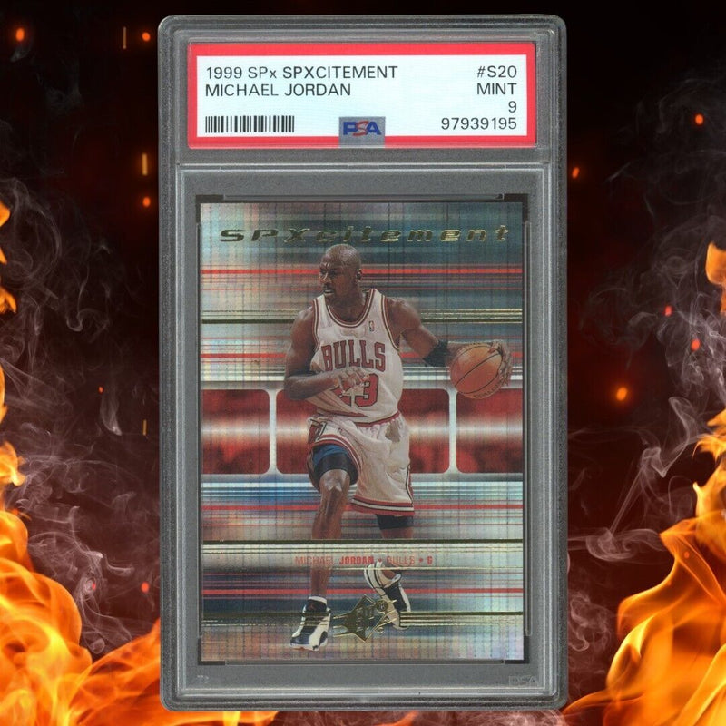 1999-00 Upper Deck SPx MICHAEL JORDAN SPXcitement PSA 9