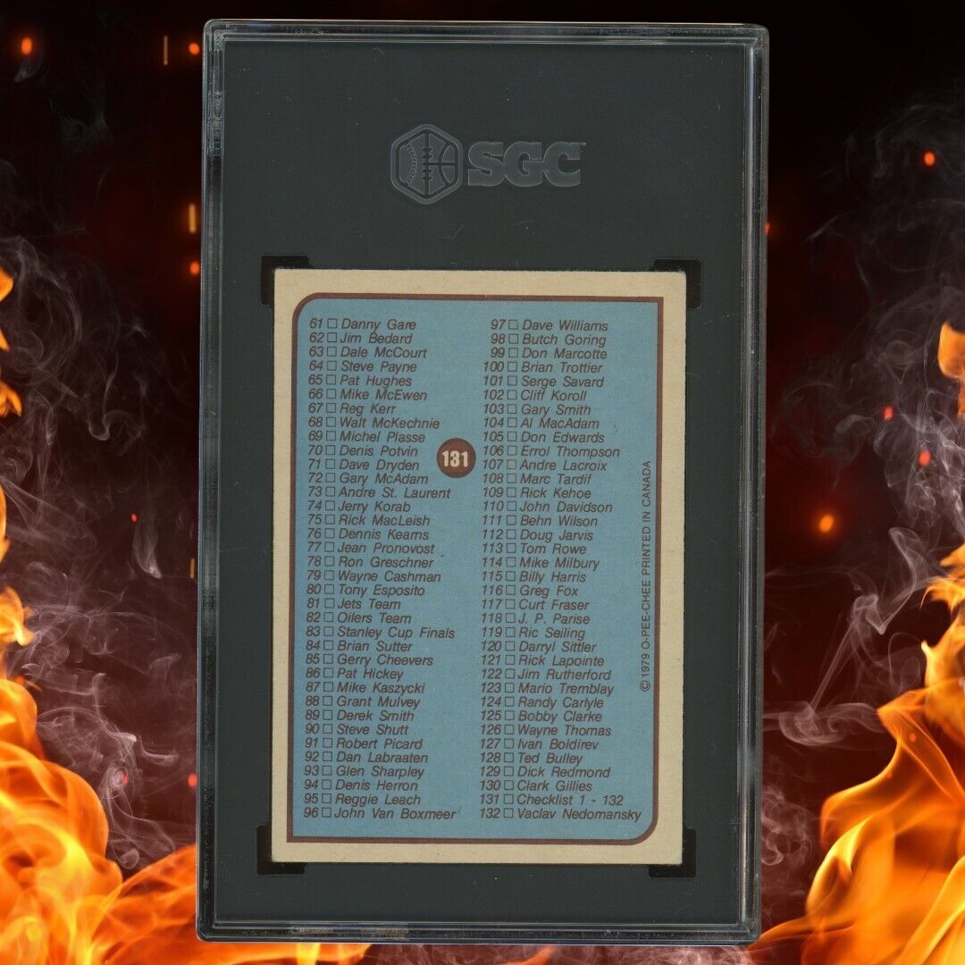 1979-80 O-Pee-Chee CHECKLIST 1-132 SGC 3.5 VG+