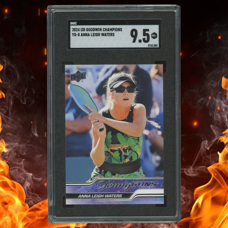 2024 Upper Deck Goodwin Champions ANNA LEIGH WATERS Young Guns SGC 9.5