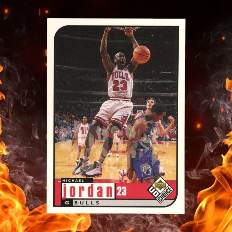 1998-99 Upper Deck Choice MICHAEL JORDAN Reverse Holo Foil Variant