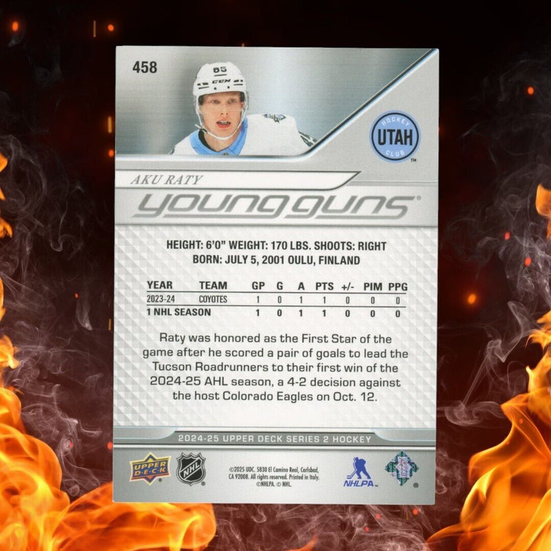 2024-25 Upper Deck AKU RATY Young Guns /250 Deluxe