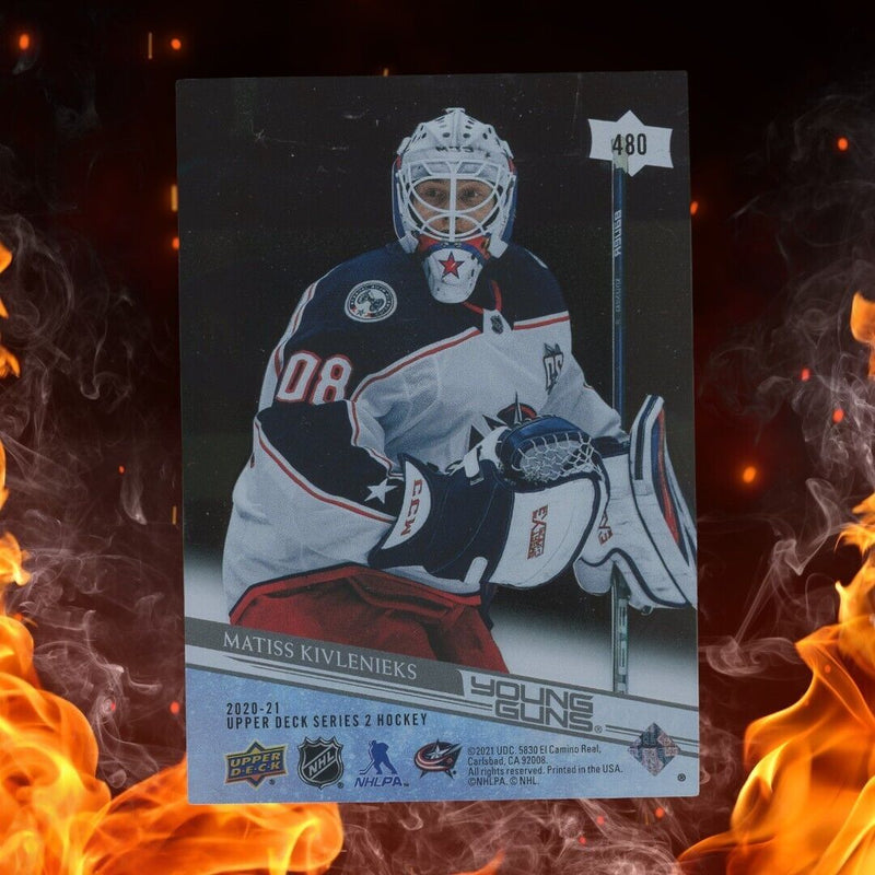 2020-21 Upper Deck MATISS KIVLENIEKS Clear Cut Young Guns