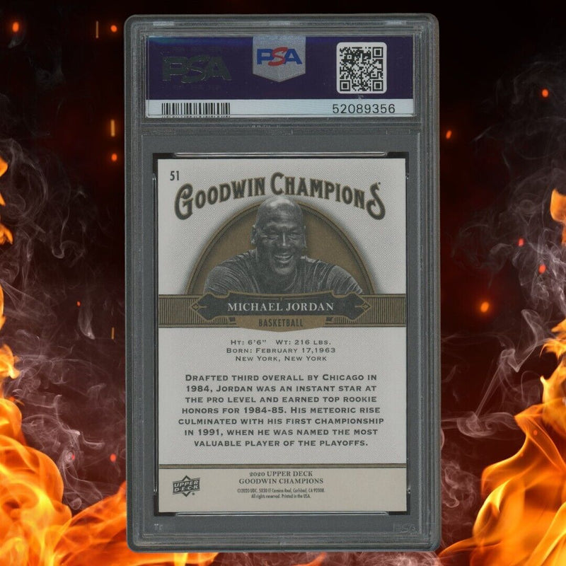 2020 Upper Deck Goodwin Champions MICHAEL JORDAN PSA 10