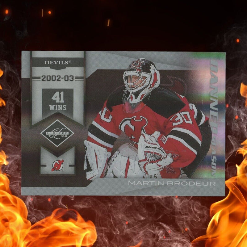 2010-11 Panini Limited MARTIN BRODEUR Banner Season /49 Holo