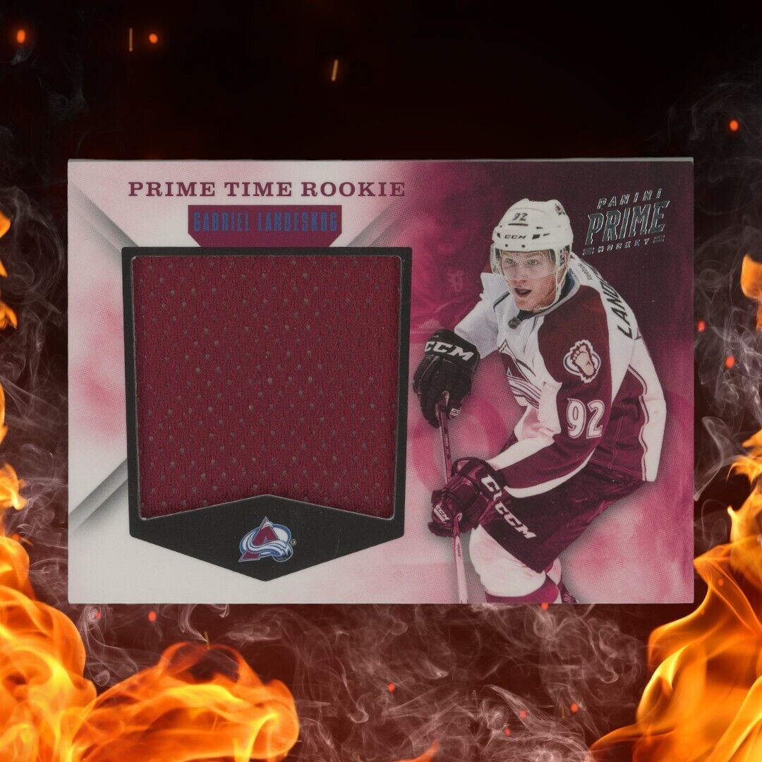 2012-13 Panini Prime GABRIEL LANDESKOG Rookie Prime Time /100 Jersey #2