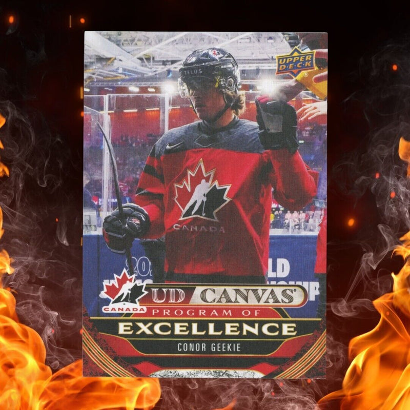 2024-25 Upper Deck CONOR GEEKIE Canvas Program of Excellence