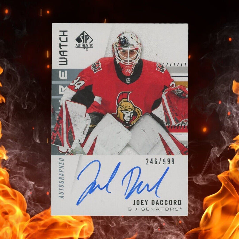 2019-20 SP Authentic JOEY DACCORD Future Watch Auto /999