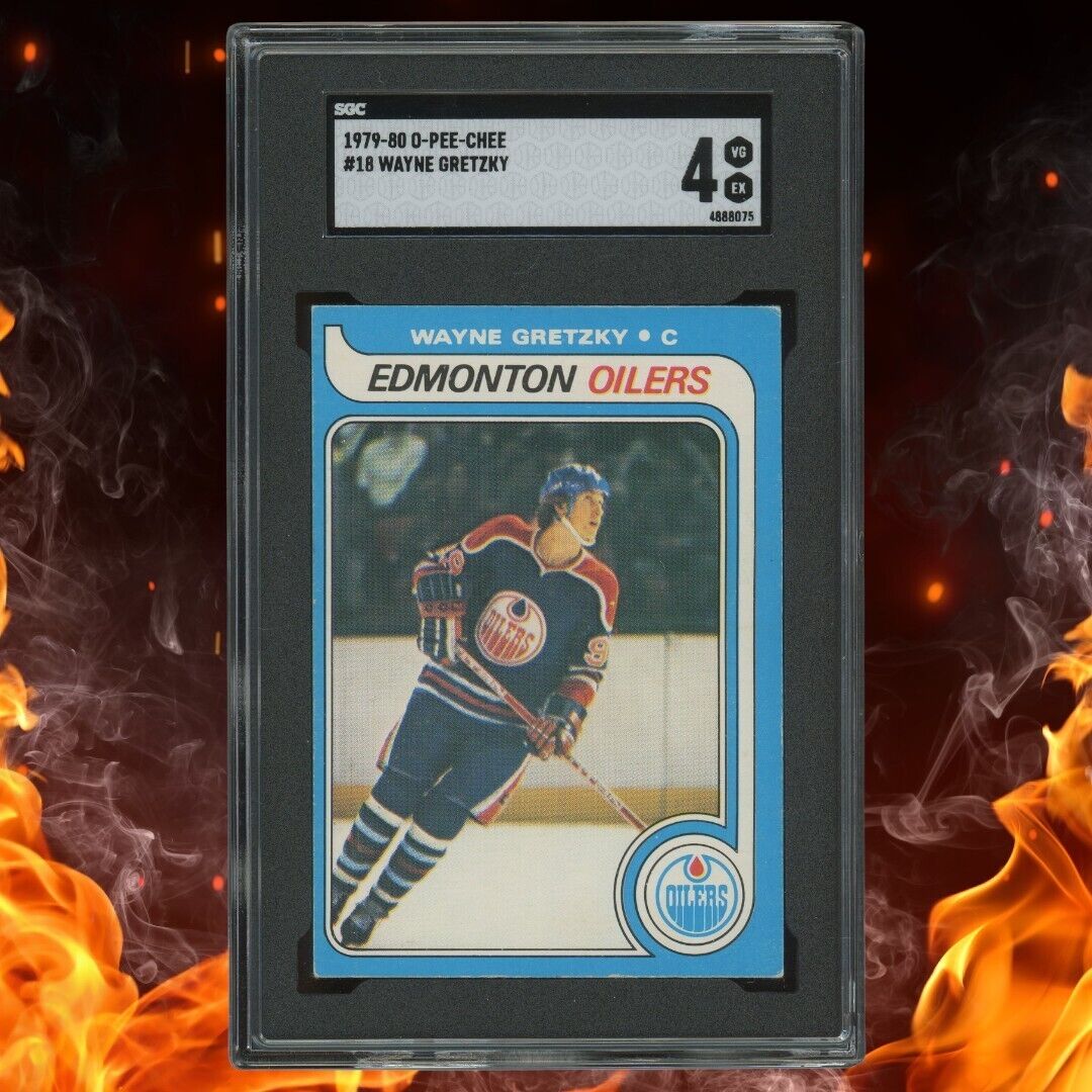 1979-80 O-Pee-Chee WAYNE GRETZKY Rookie SGC 4 #18 VG-EX