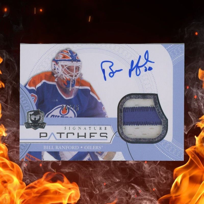 2011-12 The Cup BILL RANFORD Signature Patches /75 Patch Auto