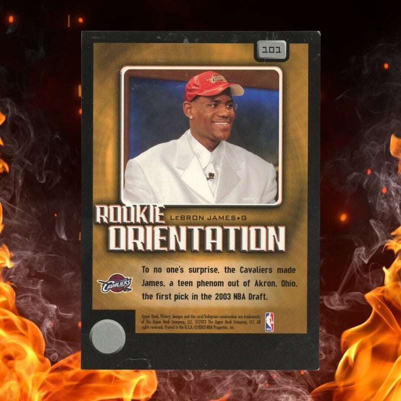2003-04 Upper Deck Victory LEBRON JAMES Rookie Orientation