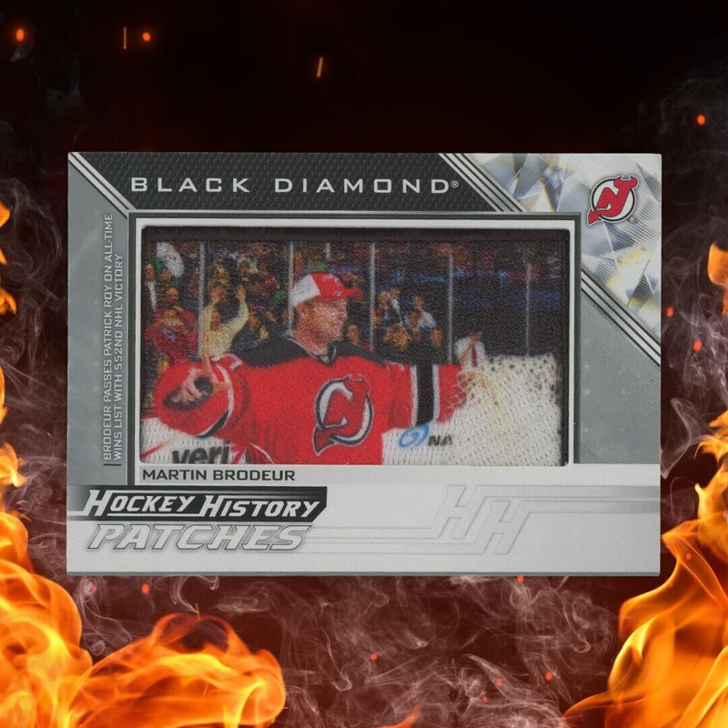 2024-25 Upper Deck Black Diamond MARTIN BRODEUR Hockey History Patches