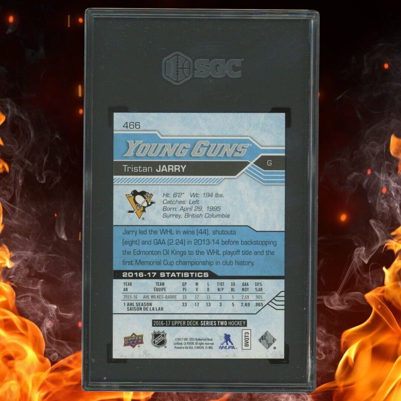 2016-17 Upper Deck TRISTAN JARRY Young Guns SGC 10
