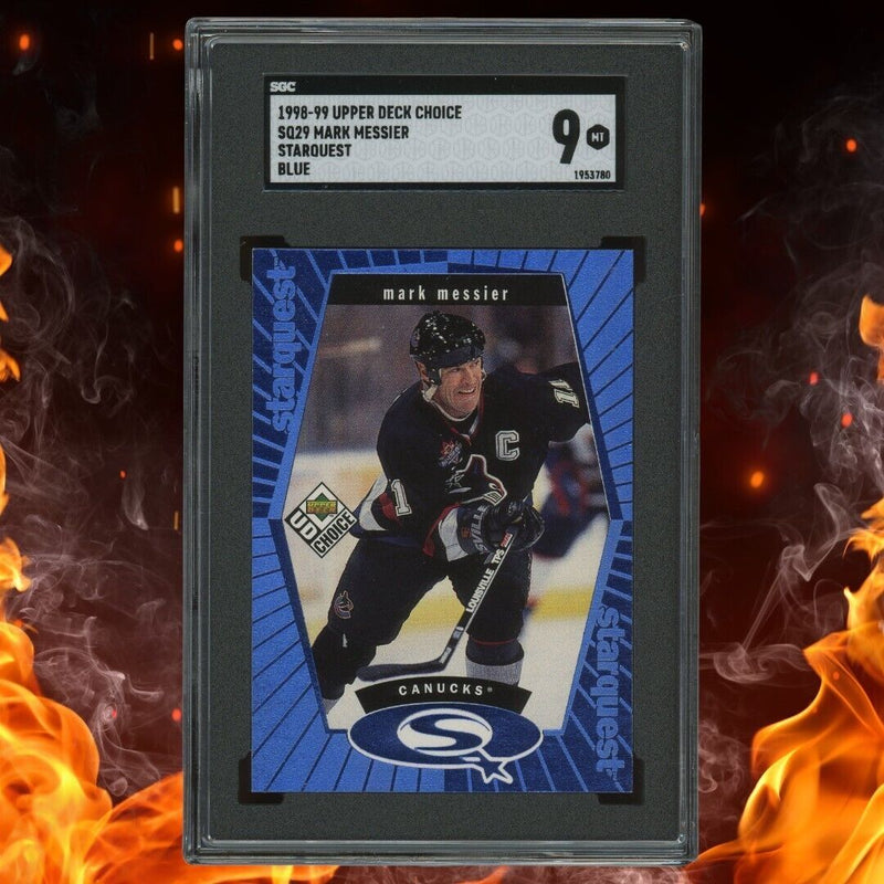 1998-99 Upper Deck Choice MARK MESSIER StarQuest Blue SGC 9