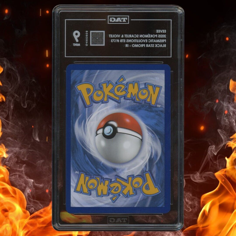 Pokemon Prismatic Evolutions ETB EEVEE Black Star Promo Illustration R 173 TAG 9