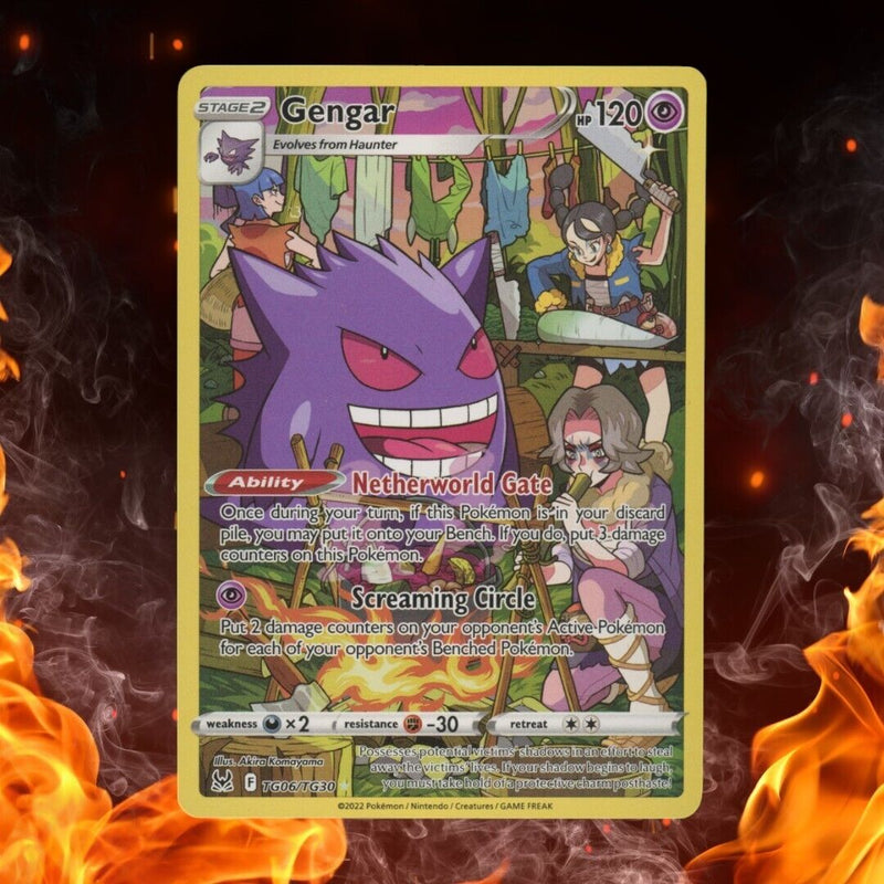 Pokemon Lost Origin GENGAR Trainer Gallery Full Art TG06/TG30 LP