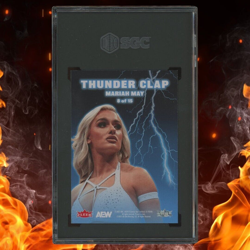 2025 Upper Deck CDD MARIAH MAY Fleer Ultra Thunder Clap SGC 10