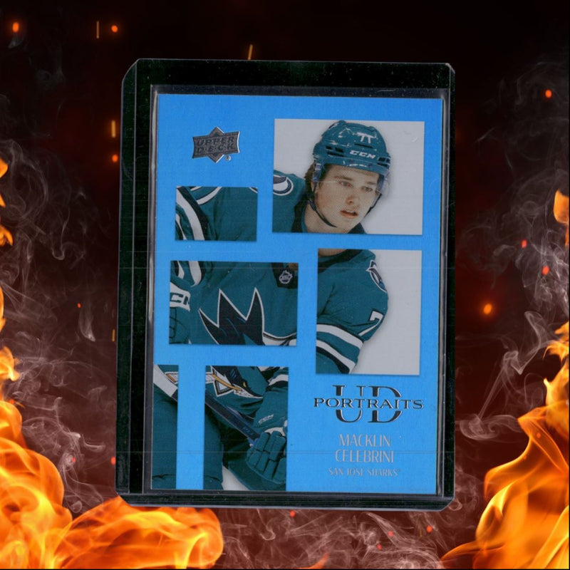 2024-25 Upper Deck Macklin Celebrini UD Portraits Rookie