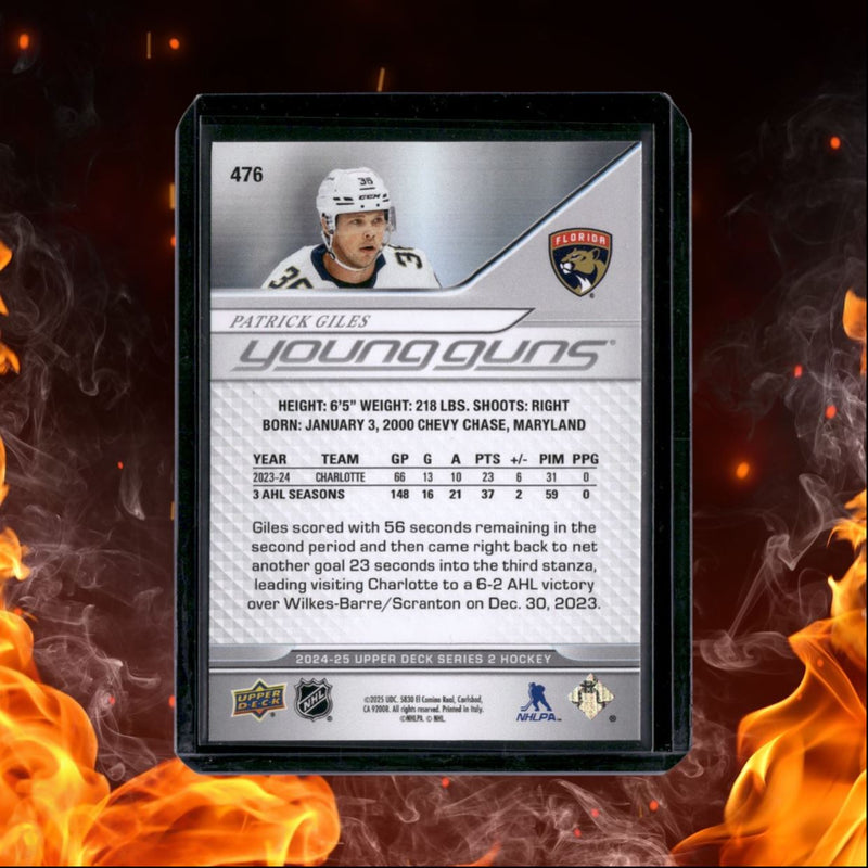 2024-25 Upper Deck Patrick Giles Young Guns (C) Rookie