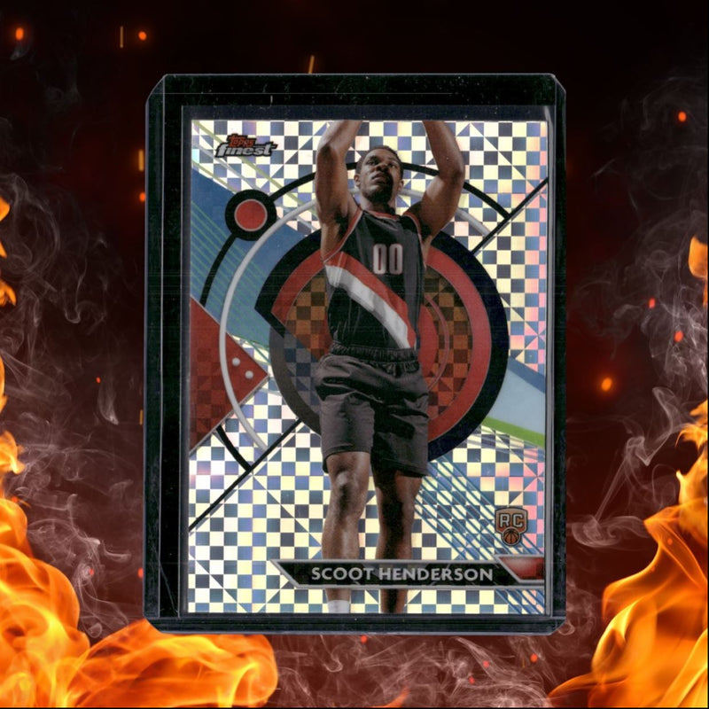 2023-24 Topps Finest Basketball Scoot Henderson X-Fractor Rookie