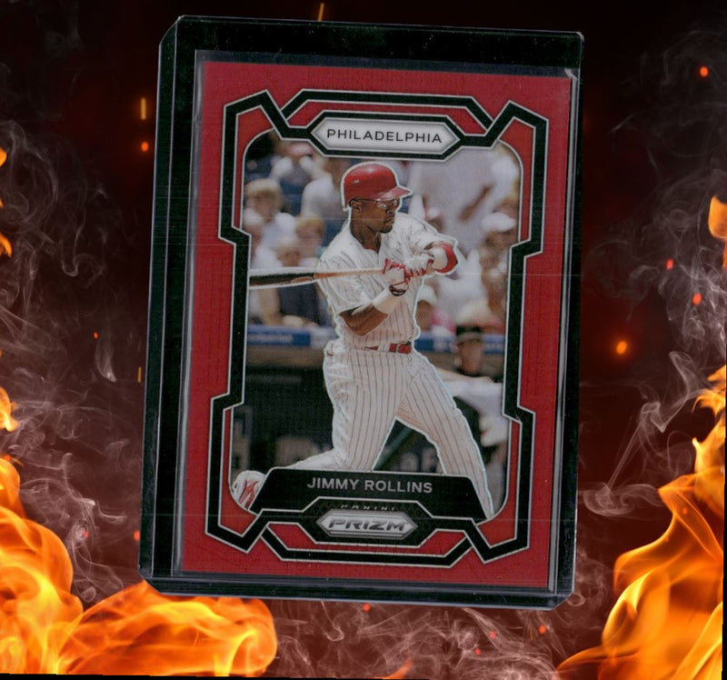 2024 Panini Prizm Jimmy Rollins Legends Red Prizm 207/299
