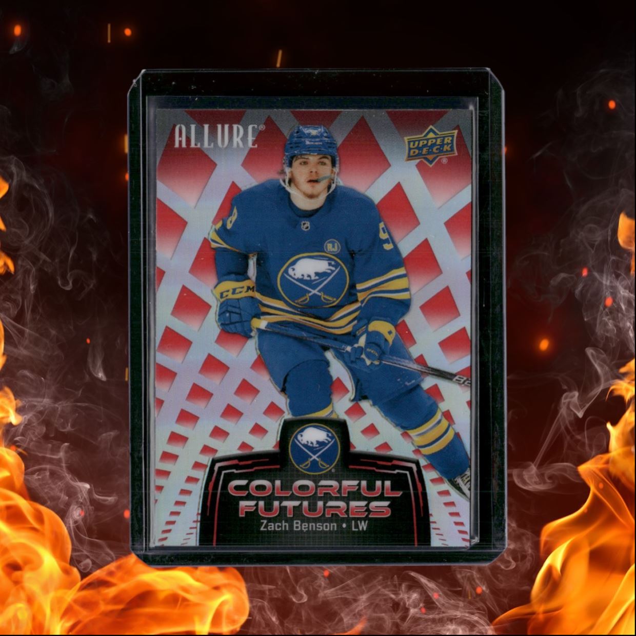 2024-25 Upper Deck Allure Zach Benson Colorful Futures Red #CF-1