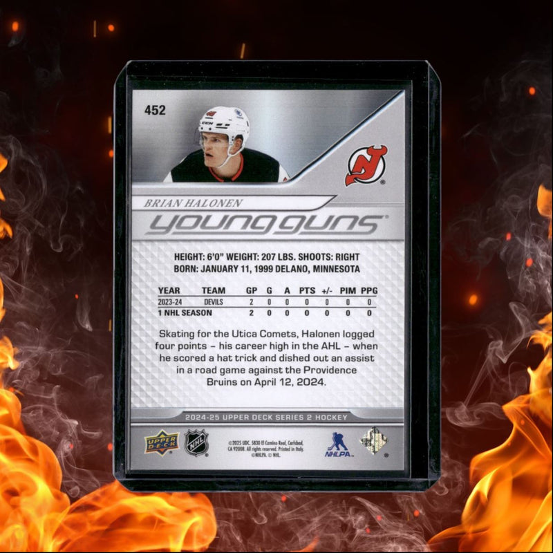 2024-25 Upper Deck Brian Halonen Young Guns (C) Rookie