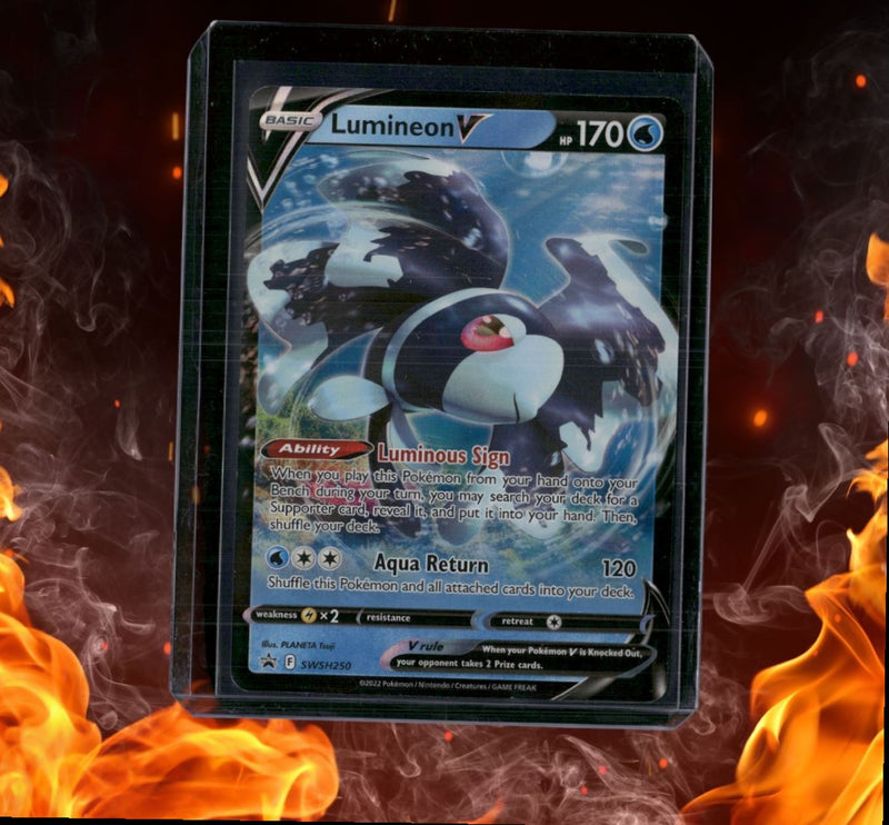 2022 Pokemon Sword & Shield Lumineon V Black Star Promo LP