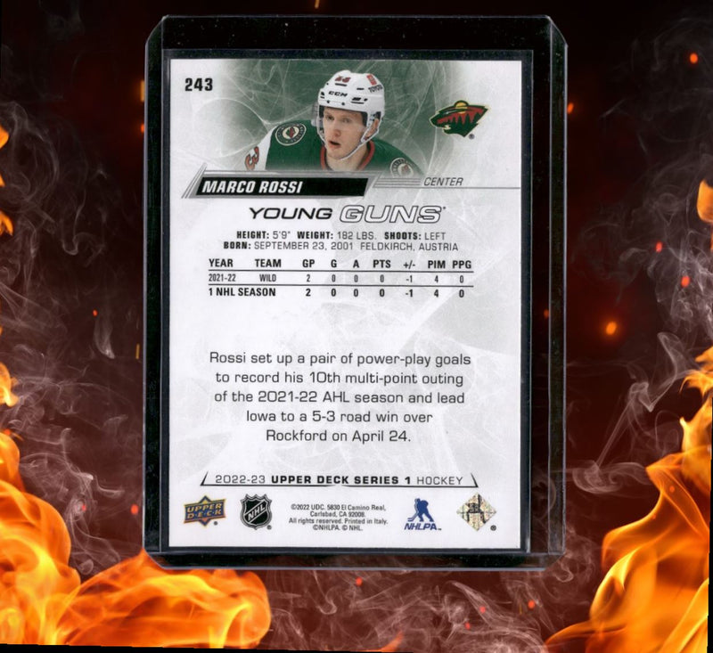 2022-23 Upper Deck Marco Rossi Young Guns (C) Rookie