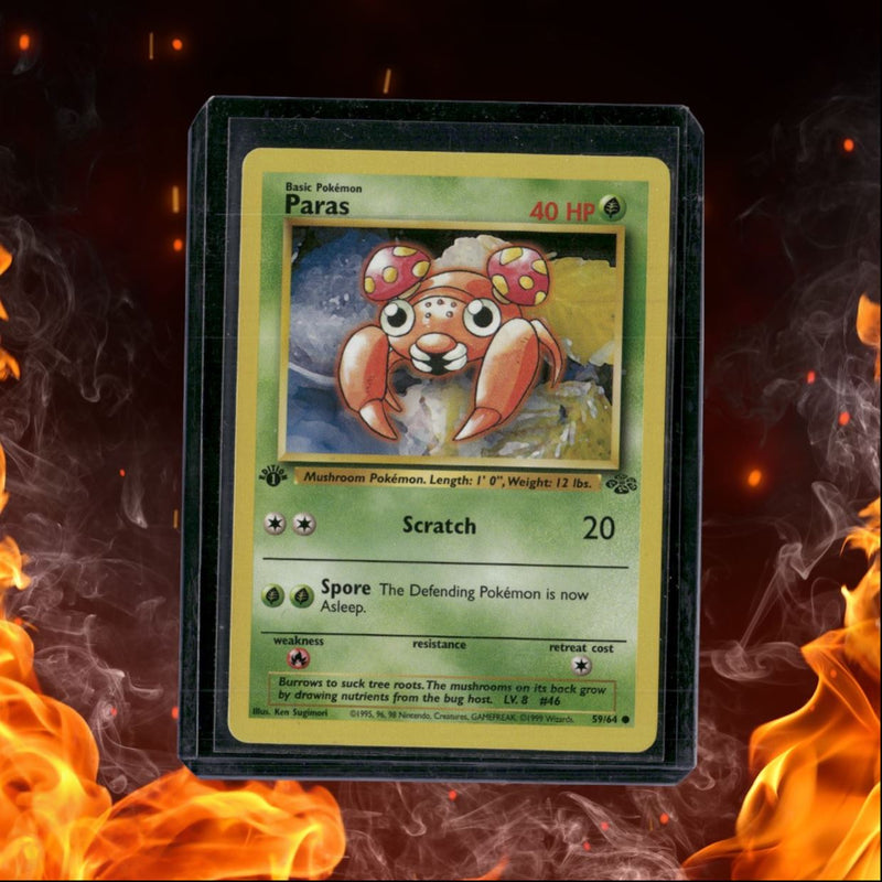 1999 Pokemon Jungle 1st Edition Paras LP