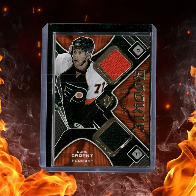 2007-08 Upper Deck SPx Ryan Parent Dual Jersey Rookie 1353/1599