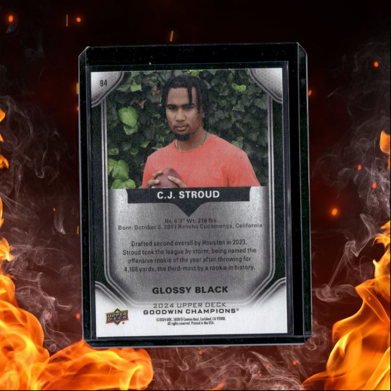 2024 Upper Deck Goodwin Champions C.J. Stroud Glossy Black (B)