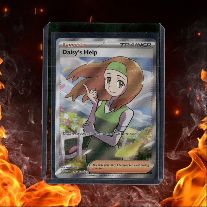 2023 Pokemon 151 English Daisy's Help Ultra Rare Full Art Trainer LP