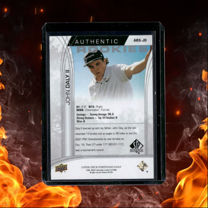 2024 Upper Deck Portfolio John Daly II SP Authentic Rookie 129/999