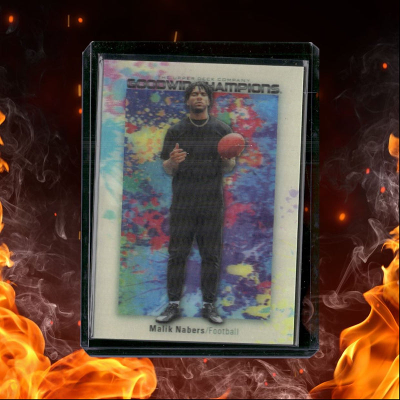 2024 Upper Deck Goodwin Champions Malik Nabers Splash of Color Lenticular SSP
