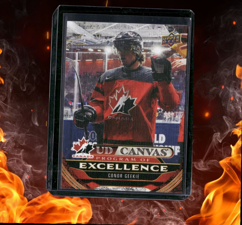 2024-25 Upper Deck Conor Geekie Program of Excellence Canvas Rookie