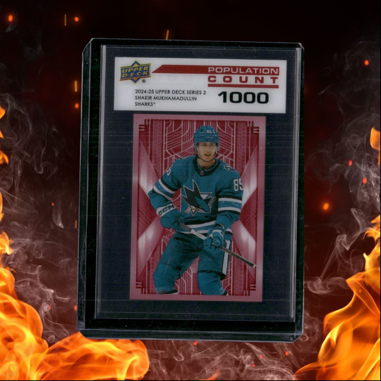 2024-25 Upper Deck Shakir Mukhamadullin Population Count 1000 Rookie /1000