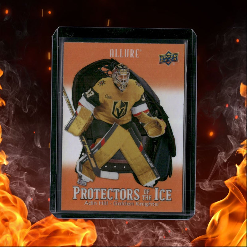2024-25 Upper Deck Allure Adin Hill Protectors of the Ice Orange